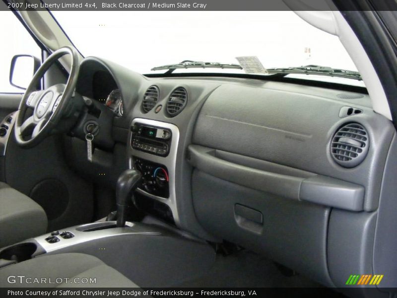 Black Clearcoat / Medium Slate Gray 2007 Jeep Liberty Limited 4x4