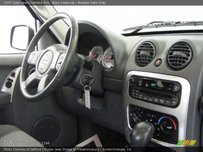 Black Clearcoat / Medium Slate Gray 2007 Jeep Liberty Limited 4x4