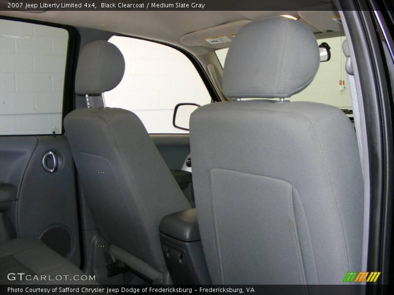 Black Clearcoat / Medium Slate Gray 2007 Jeep Liberty Limited 4x4