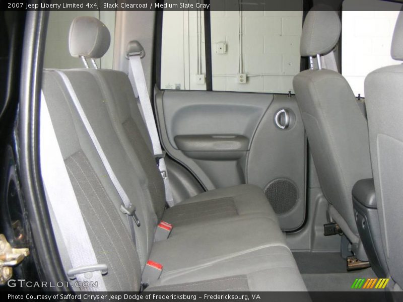 Black Clearcoat / Medium Slate Gray 2007 Jeep Liberty Limited 4x4