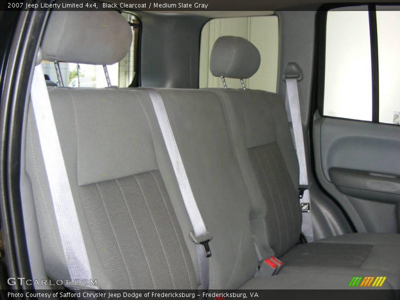 Black Clearcoat / Medium Slate Gray 2007 Jeep Liberty Limited 4x4