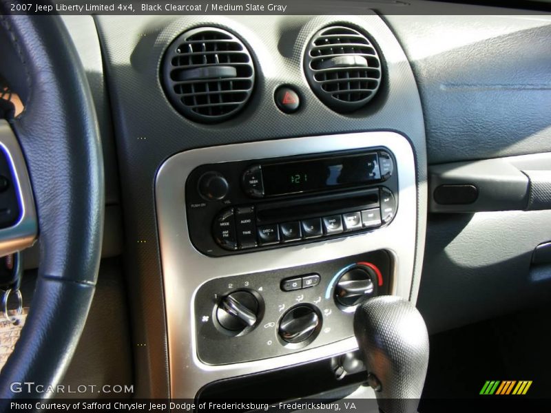Black Clearcoat / Medium Slate Gray 2007 Jeep Liberty Limited 4x4