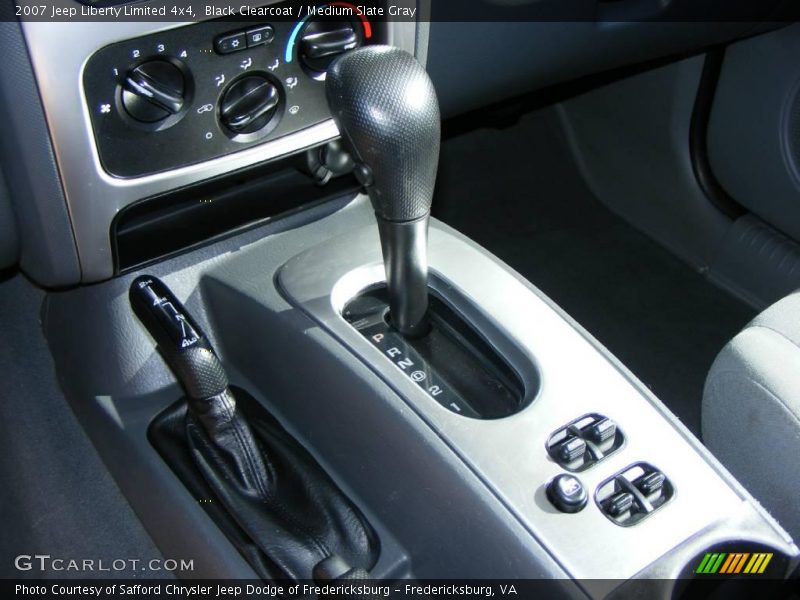 Black Clearcoat / Medium Slate Gray 2007 Jeep Liberty Limited 4x4