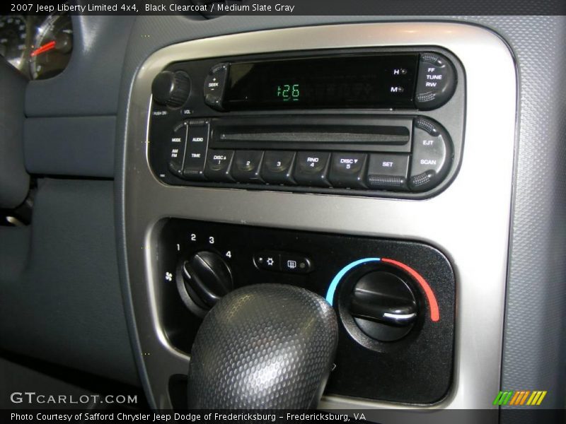 Black Clearcoat / Medium Slate Gray 2007 Jeep Liberty Limited 4x4