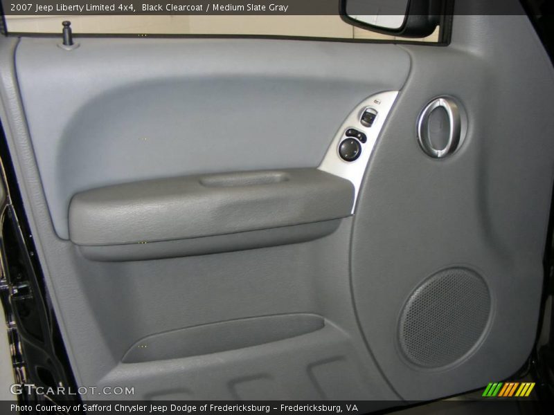 Black Clearcoat / Medium Slate Gray 2007 Jeep Liberty Limited 4x4