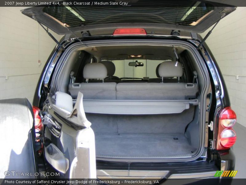 Black Clearcoat / Medium Slate Gray 2007 Jeep Liberty Limited 4x4