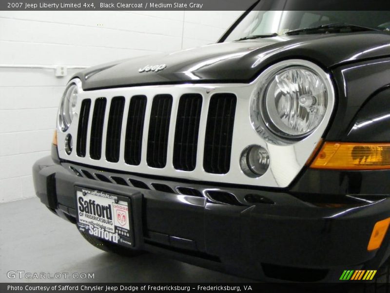 Black Clearcoat / Medium Slate Gray 2007 Jeep Liberty Limited 4x4