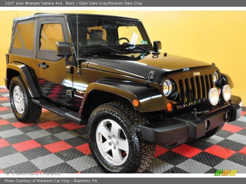Black / Dark Slate Gray/Medium Slate Gray 2007 Jeep Wrangler Sahara 4x4
