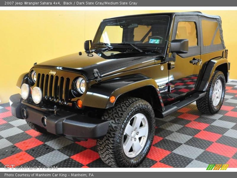 Black / Dark Slate Gray/Medium Slate Gray 2007 Jeep Wrangler Sahara 4x4