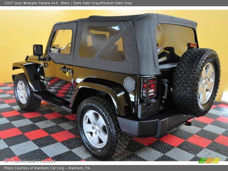 Black / Dark Slate Gray/Medium Slate Gray 2007 Jeep Wrangler Sahara 4x4