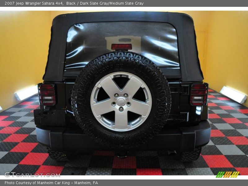 Black / Dark Slate Gray/Medium Slate Gray 2007 Jeep Wrangler Sahara 4x4