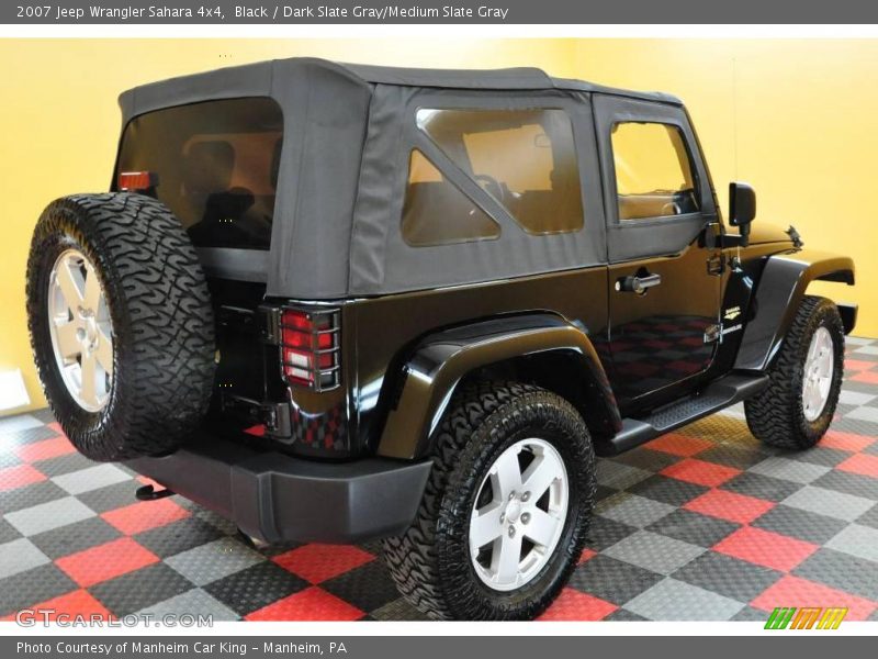 Black / Dark Slate Gray/Medium Slate Gray 2007 Jeep Wrangler Sahara 4x4