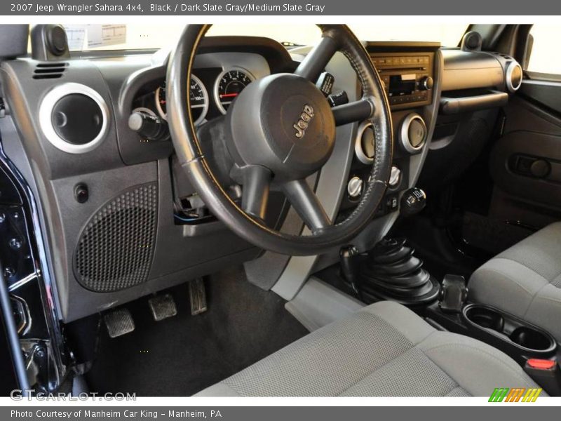 Black / Dark Slate Gray/Medium Slate Gray 2007 Jeep Wrangler Sahara 4x4