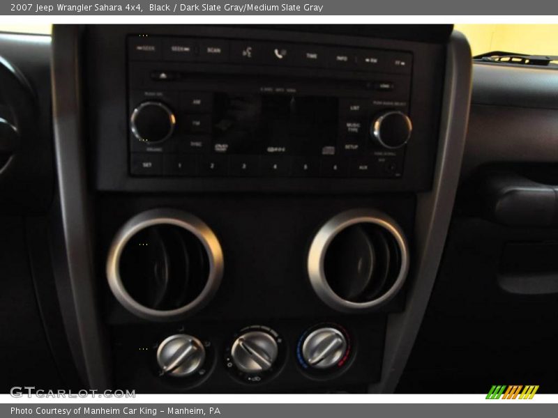Black / Dark Slate Gray/Medium Slate Gray 2007 Jeep Wrangler Sahara 4x4