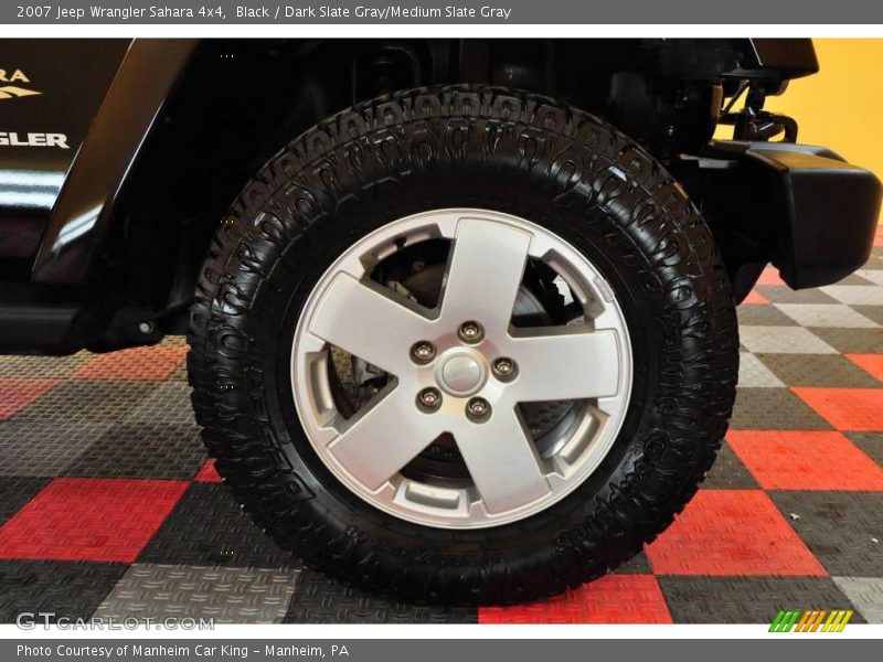 Black / Dark Slate Gray/Medium Slate Gray 2007 Jeep Wrangler Sahara 4x4