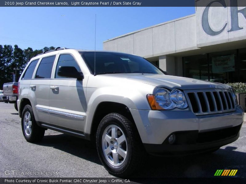 Light Graystone Pearl / Dark Slate Gray 2010 Jeep Grand Cherokee Laredo