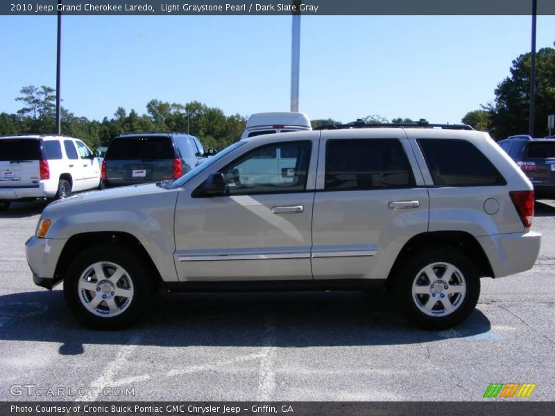 Light Graystone Pearl / Dark Slate Gray 2010 Jeep Grand Cherokee Laredo