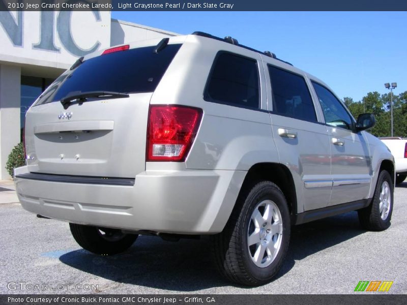 Light Graystone Pearl / Dark Slate Gray 2010 Jeep Grand Cherokee Laredo
