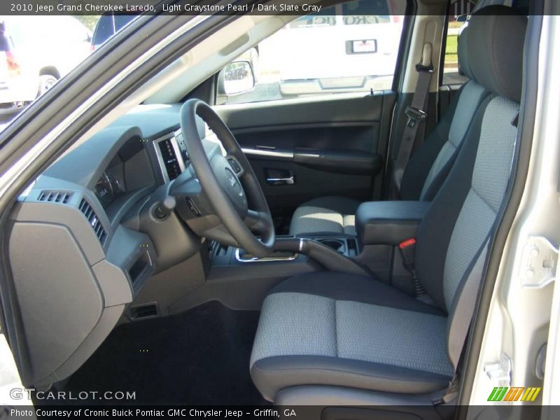 Light Graystone Pearl / Dark Slate Gray 2010 Jeep Grand Cherokee Laredo