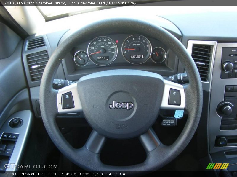 Light Graystone Pearl / Dark Slate Gray 2010 Jeep Grand Cherokee Laredo