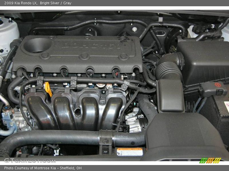 Bright Silver / Gray 2009 Kia Rondo LX