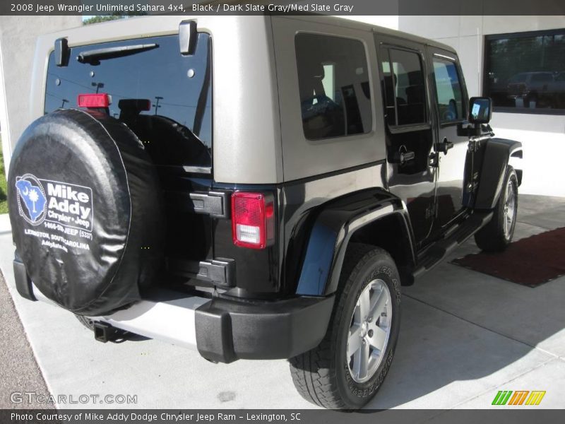 Black / Dark Slate Gray/Med Slate Gray 2008 Jeep Wrangler Unlimited Sahara 4x4