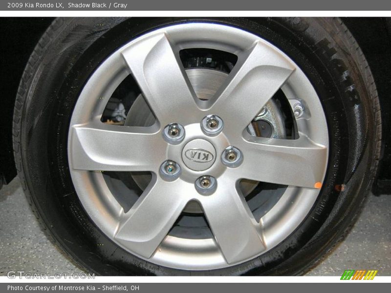 Shadow Black / Gray 2009 Kia Rondo LX