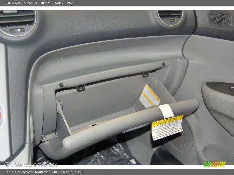 Bright Silver / Gray 2009 Kia Rondo LX