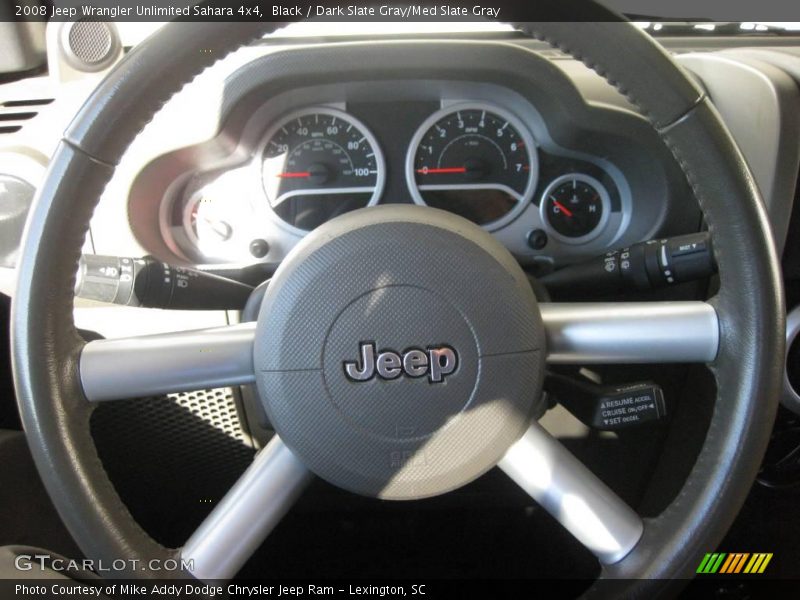 Black / Dark Slate Gray/Med Slate Gray 2008 Jeep Wrangler Unlimited Sahara 4x4