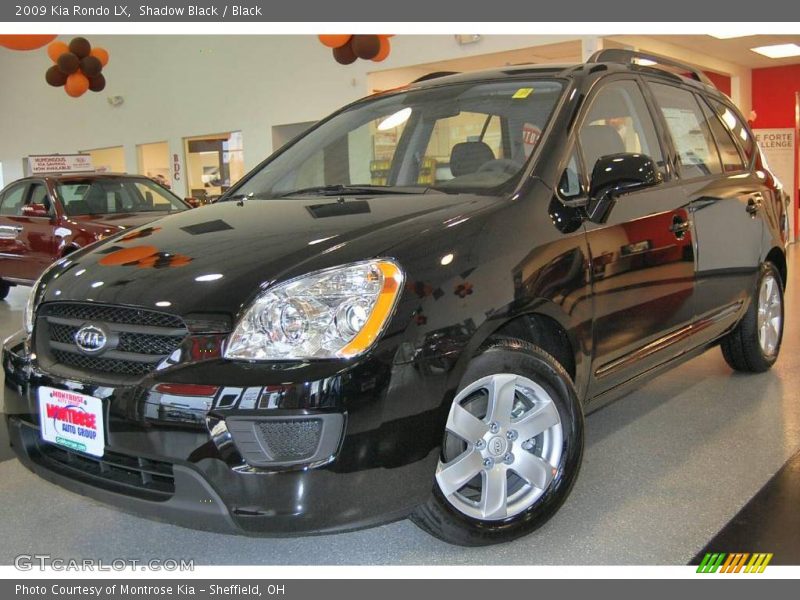 Shadow Black / Black 2009 Kia Rondo LX