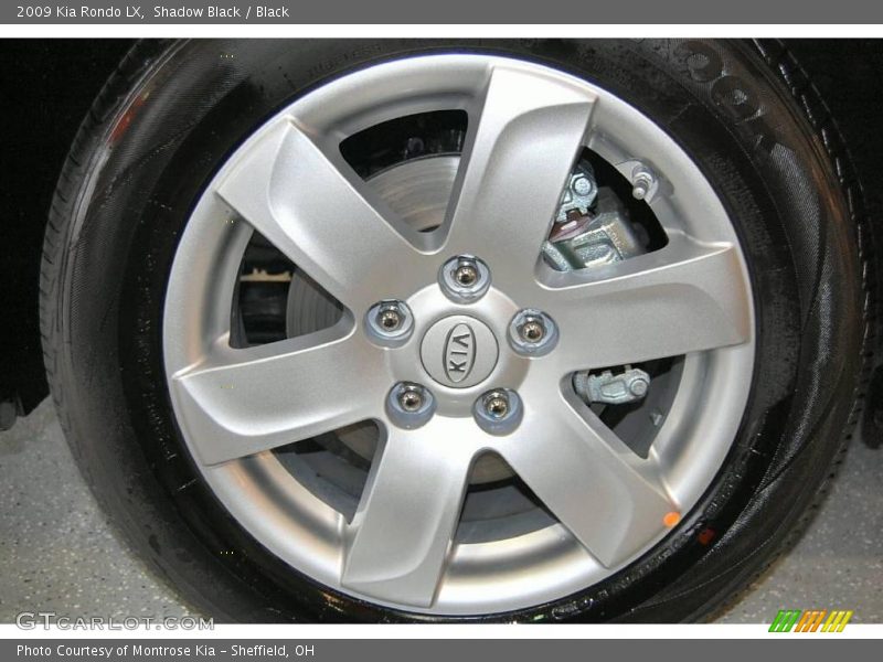 Shadow Black / Black 2009 Kia Rondo LX