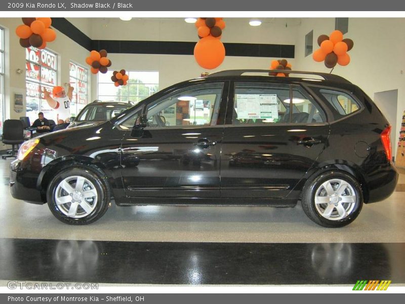 Shadow Black / Black 2009 Kia Rondo LX