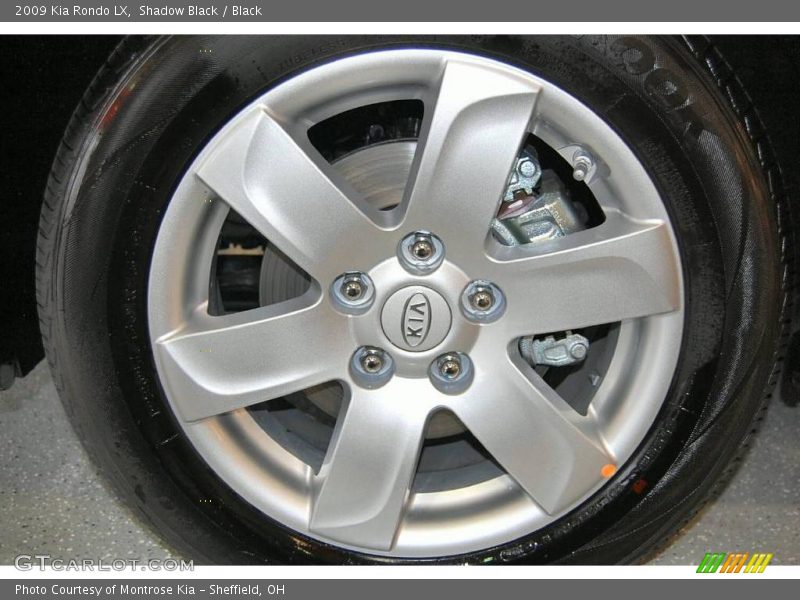 Shadow Black / Black 2009 Kia Rondo LX