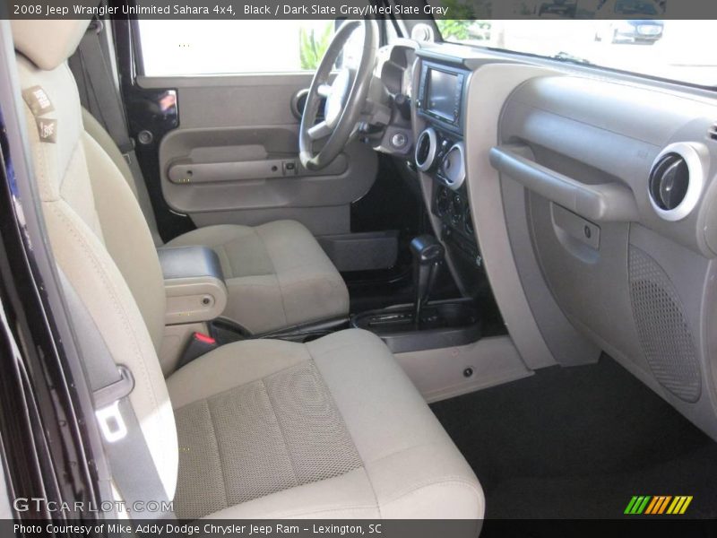 Black / Dark Slate Gray/Med Slate Gray 2008 Jeep Wrangler Unlimited Sahara 4x4