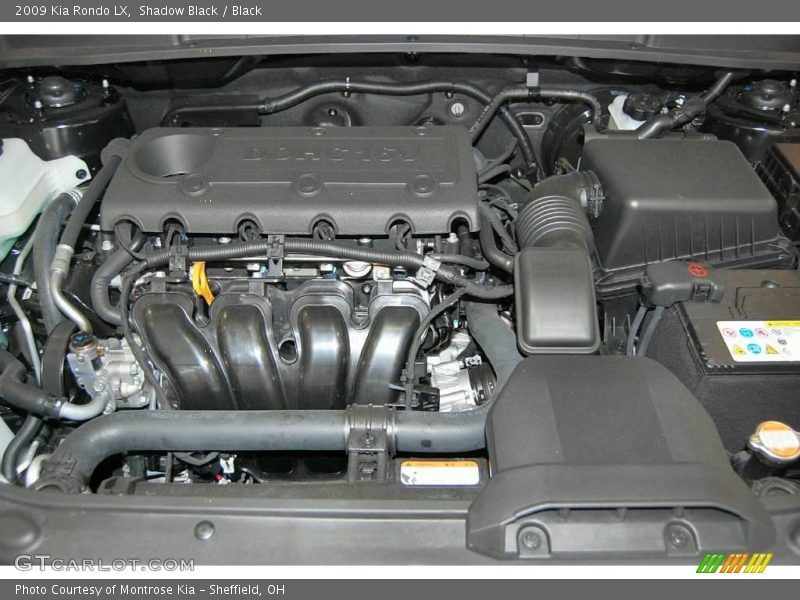 Shadow Black / Black 2009 Kia Rondo LX