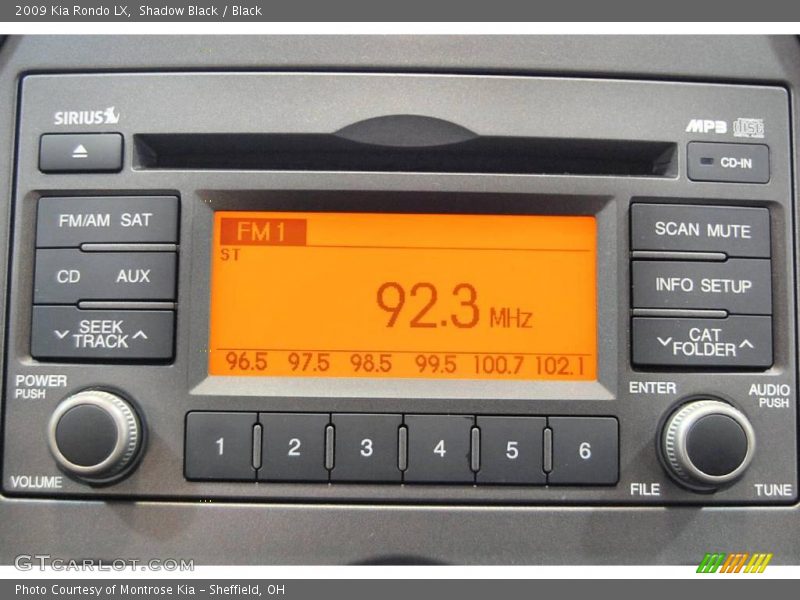 Shadow Black / Black 2009 Kia Rondo LX