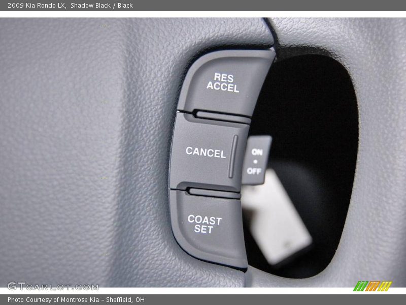 Shadow Black / Black 2009 Kia Rondo LX
