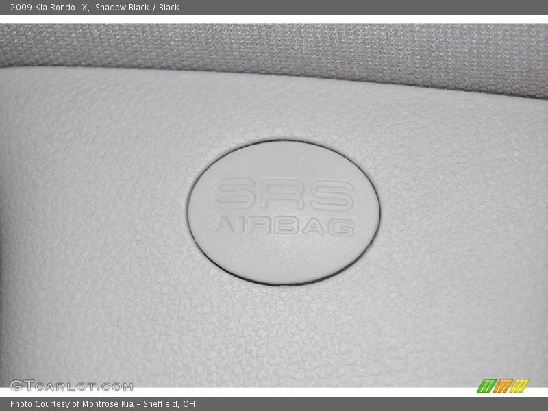 Shadow Black / Black 2009 Kia Rondo LX
