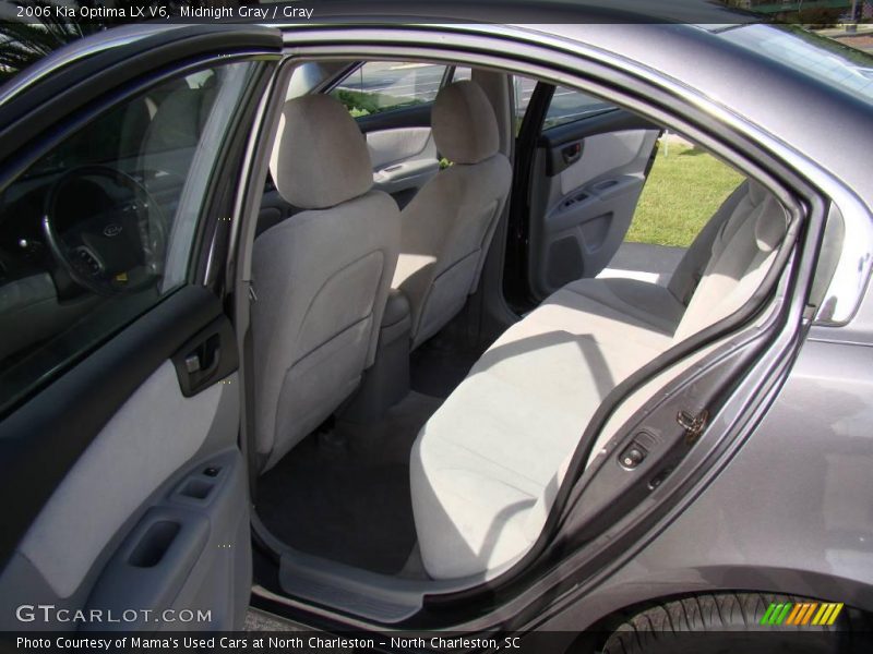 Midnight Gray / Gray 2006 Kia Optima LX V6