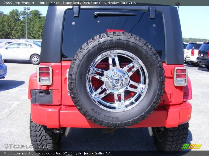 Flame Red / Dark Slate Gray/Medium Slate Gray 2009 Jeep Wrangler Unlimited X 4x4