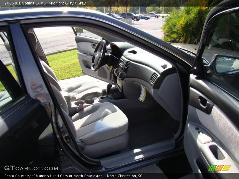 Midnight Gray / Gray 2006 Kia Optima LX V6
