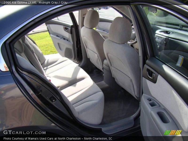 Midnight Gray / Gray 2006 Kia Optima LX V6