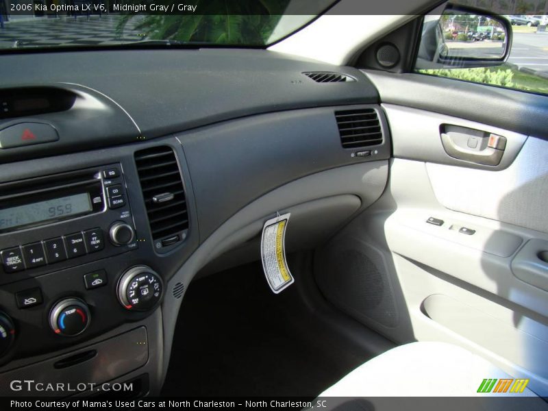 Midnight Gray / Gray 2006 Kia Optima LX V6