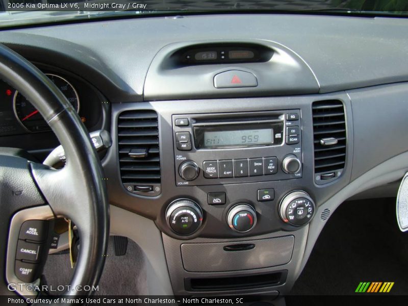 Midnight Gray / Gray 2006 Kia Optima LX V6