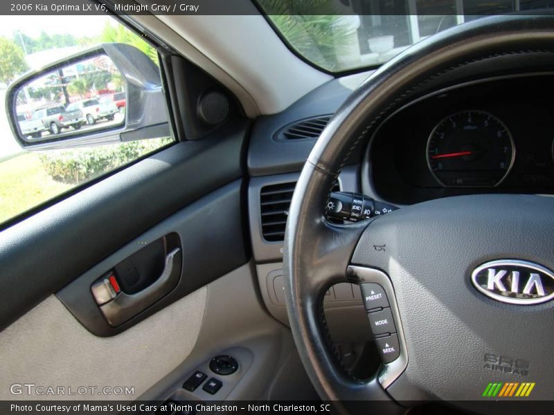 Midnight Gray / Gray 2006 Kia Optima LX V6