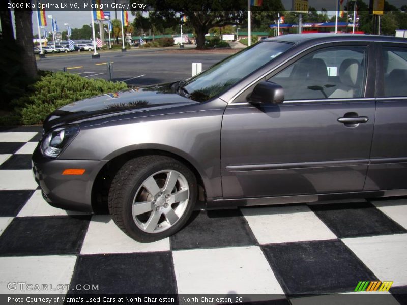 Midnight Gray / Gray 2006 Kia Optima LX V6