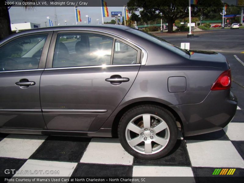 Midnight Gray / Gray 2006 Kia Optima LX V6