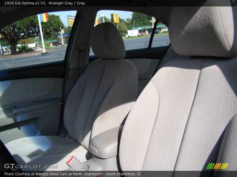 Midnight Gray / Gray 2006 Kia Optima LX V6