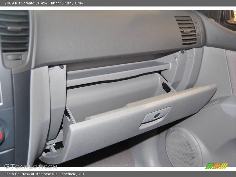 Bright Silver / Gray 2009 Kia Sorento LX 4x4