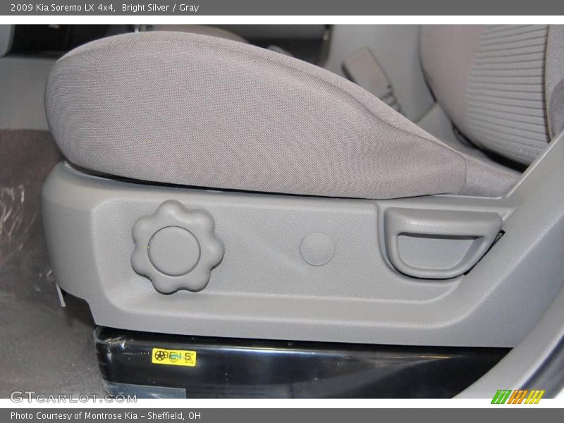 Bright Silver / Gray 2009 Kia Sorento LX 4x4